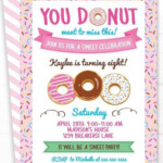 Free Printable Donut Birthday Party Invitations PRINTABLE TEMPLATES