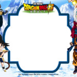 FREE Printable Dragon Ball Super Broly Invitation Templates FREE