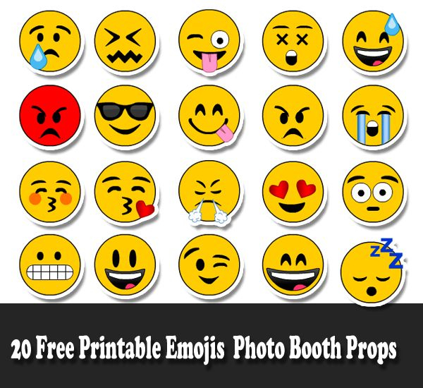 Free Printable Emoji Templates Printable Blog