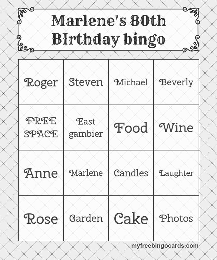 Free Printable Games For 80th Birthday Party FREE PRINTABLE TEMPLATES