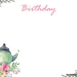 FREE Printable Garden Tea Party Invitation Templates Party Invite