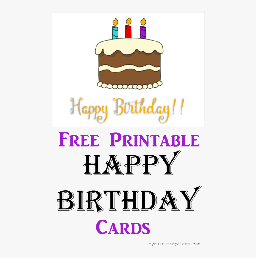 Free Printable Happy Birthday Cards Pin Downloadable Free Printable 