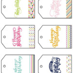 Free Printable Happy Birthday Gift Tags Birthday Gift Tags Printable