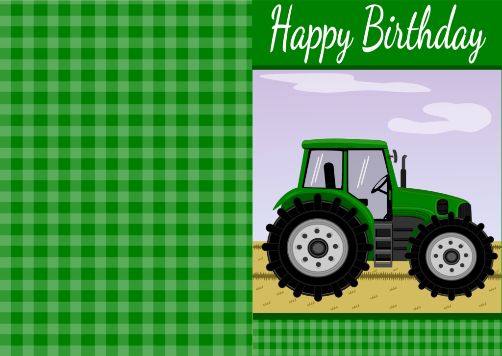 Free Printable John Deere Birthday Cards Printable Birthday Cards