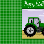 Free Printable John Deere Birthday Cards Printable Birthday Cards