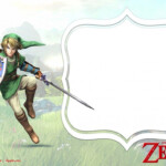 FREE Printable Legend Of Zelda Invitations Templates Zelda Birthday