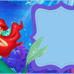 Free Printable Little Mermaid Invitation Template Mermaid Birthday