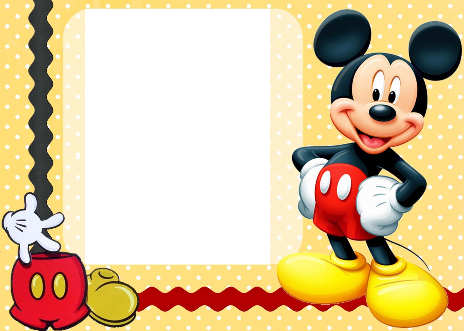 Free Printable Mickey Mouse Birthday Cards