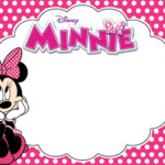 Free Printable Minnie Mouse Birthday Party Invitation Card Free