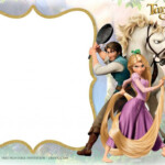 FREE Printable Princess Rapunzel Invitation Templates Rapunzel