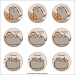 FREE PRINTABLE Pusheen Birthday Party Kits Templates Pusheen