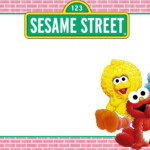 Free Printable Sesame Street Invitation Templates Invitations Online