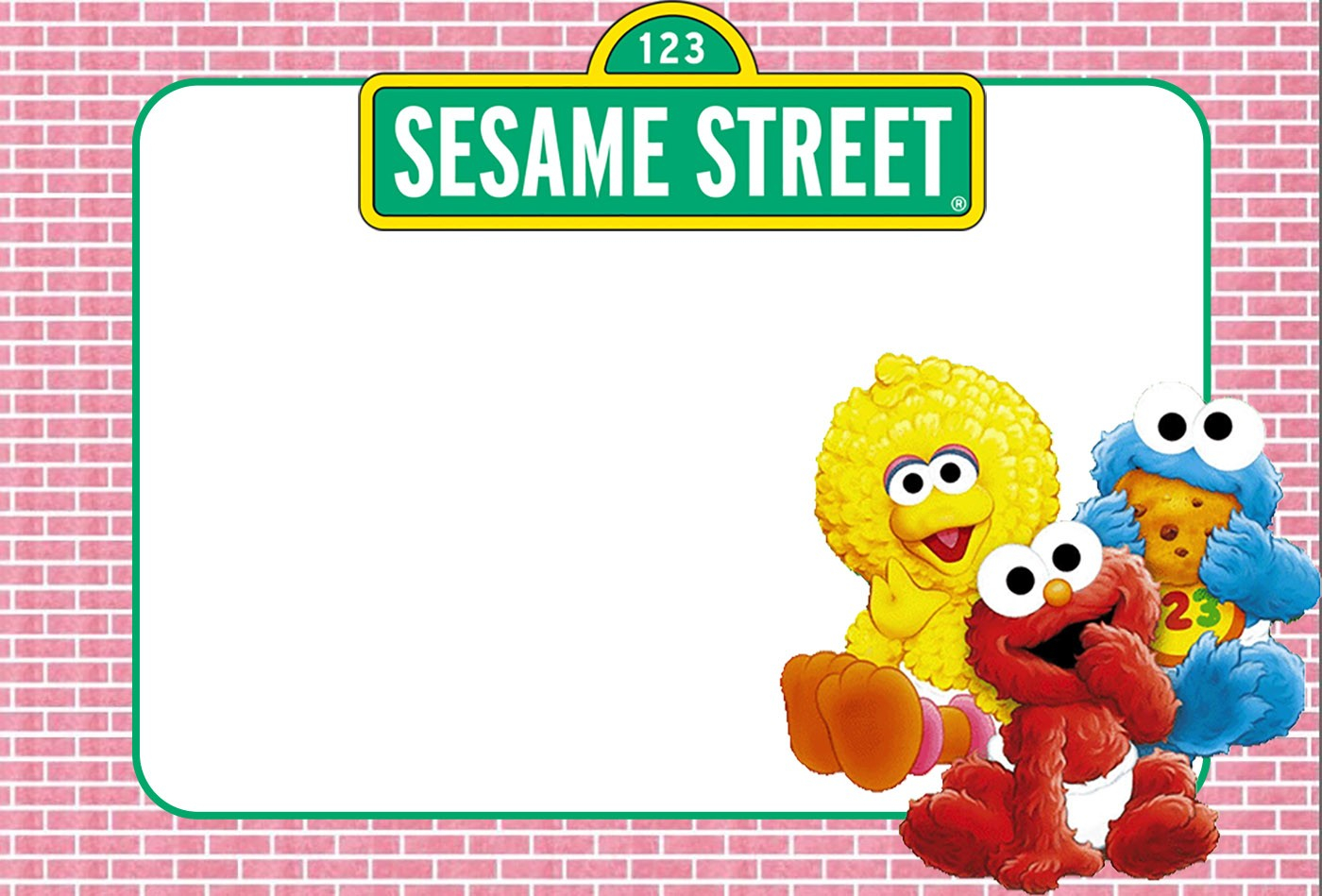 Free Printable Sesame Street Invitation Templates Invitations Online