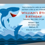 Free Printable Shark Invitation