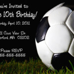 Free Printable Soccer Birthday Invitations Free Printable