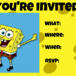 Free Printable Spongebob Birthday Invitations FREE Printable Birthday