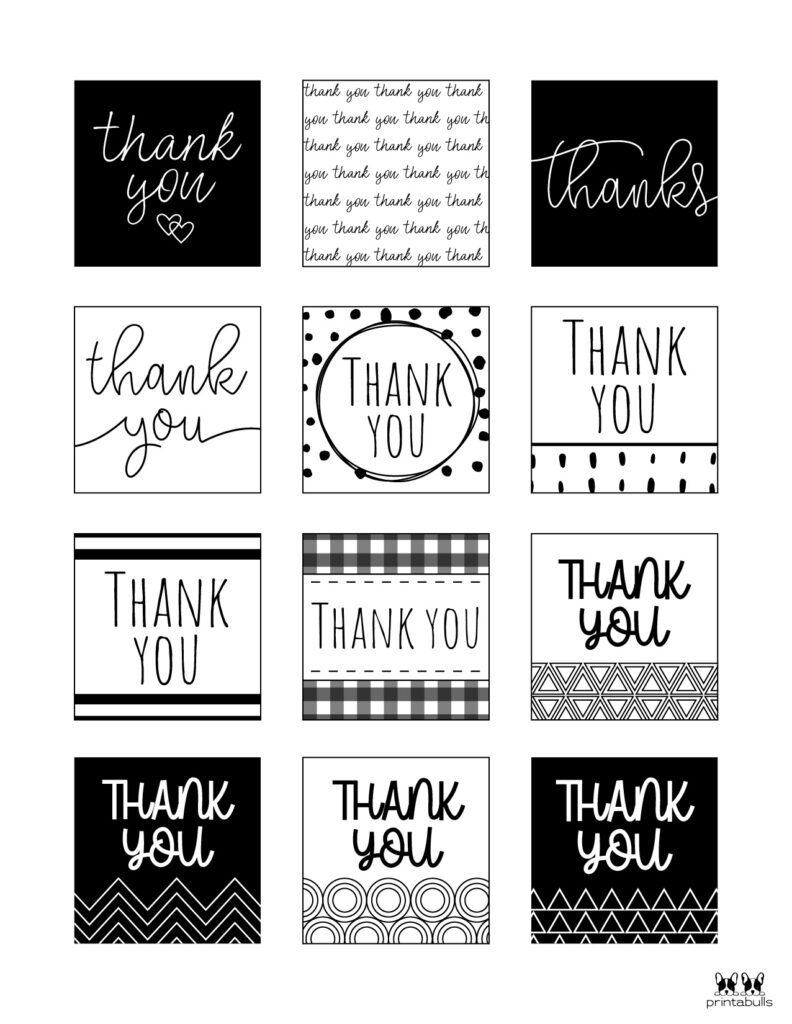 Free Printable Thank You Tags For Favors PRINTABLE TEMPLATES