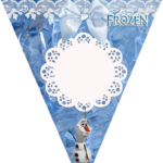 Frozen Happy Birthday Banner Free Printable