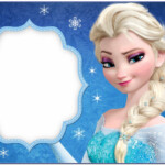 Frozen Printable Coloring Birthday Card