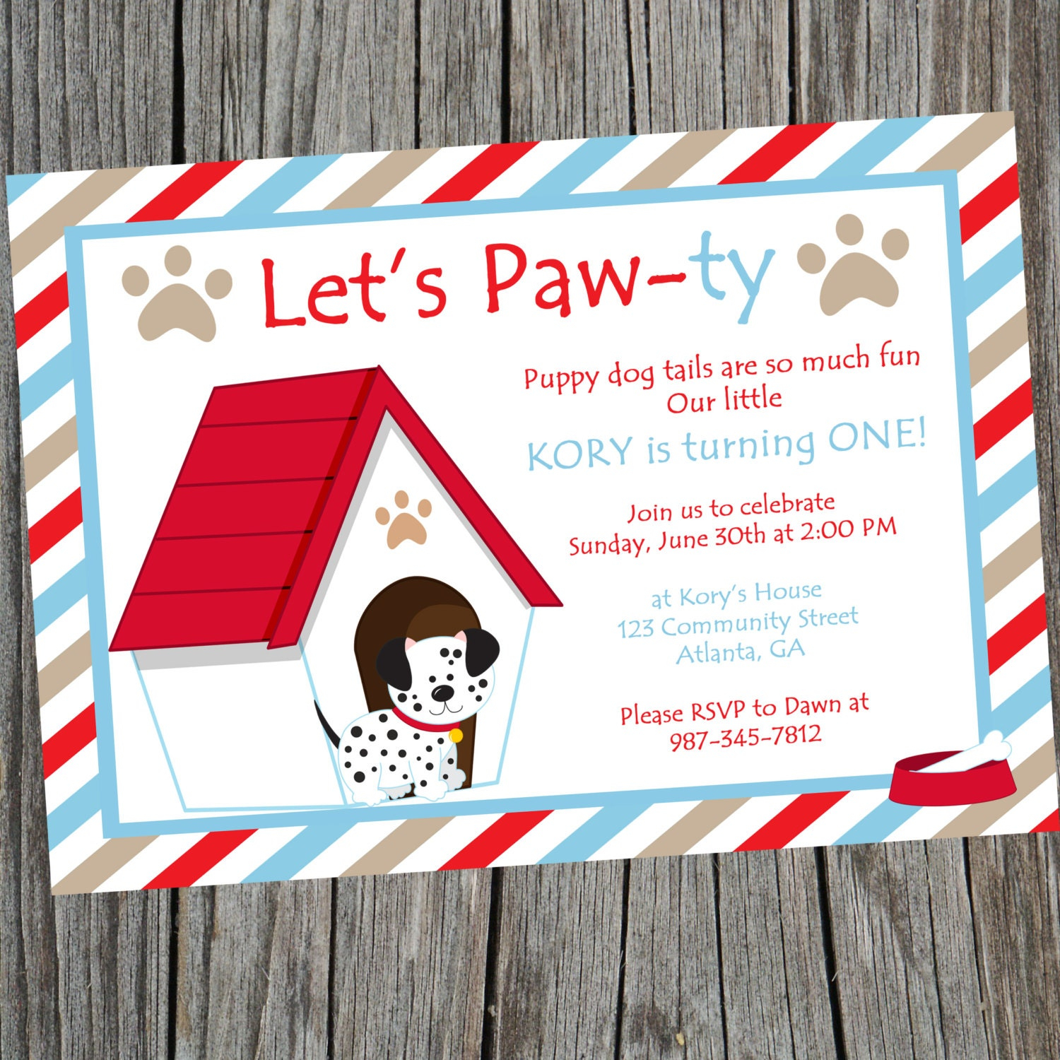 Get Puppy Party Invites Pics US Invitation Template