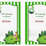 Golf Birthday Invitations Printable Birthday Invitations Birthday