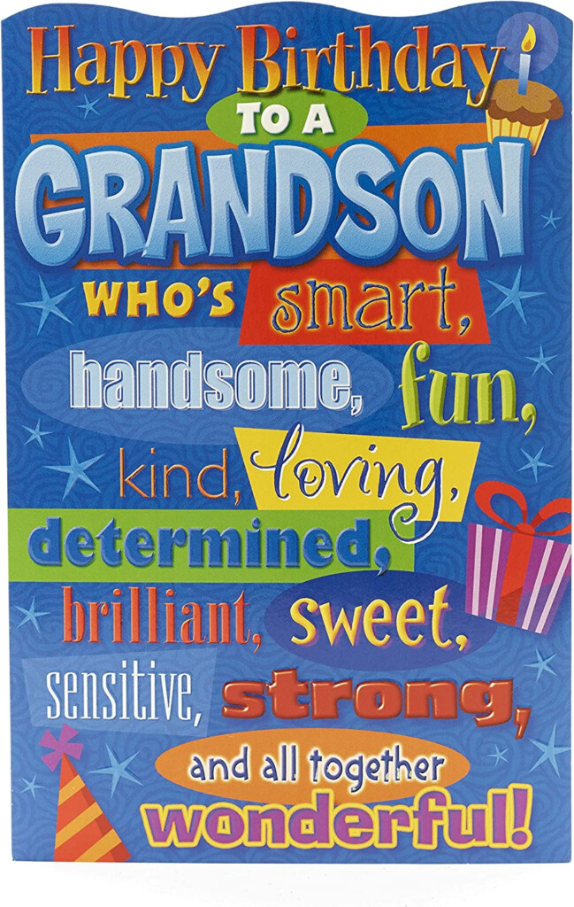 Grandson Birthday Card