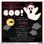 Halloween Themed Birthday Party Invitations Halloween Birthday