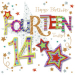 Happy 14th Birthday Gif 14th Birthday Celebration YouTube