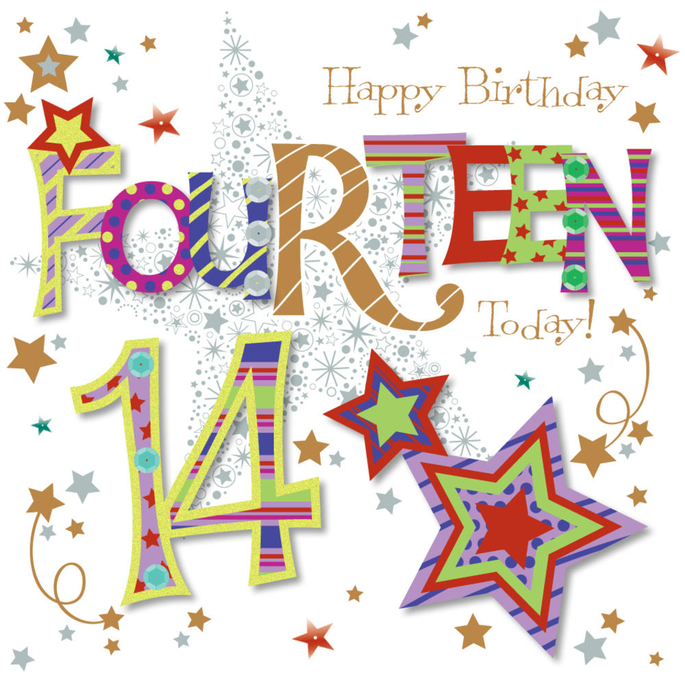 Happy 14th Birthday Gif 14th Birthday Celebration YouTube