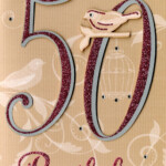 Happy 50th Birthday Greeting Card Cards