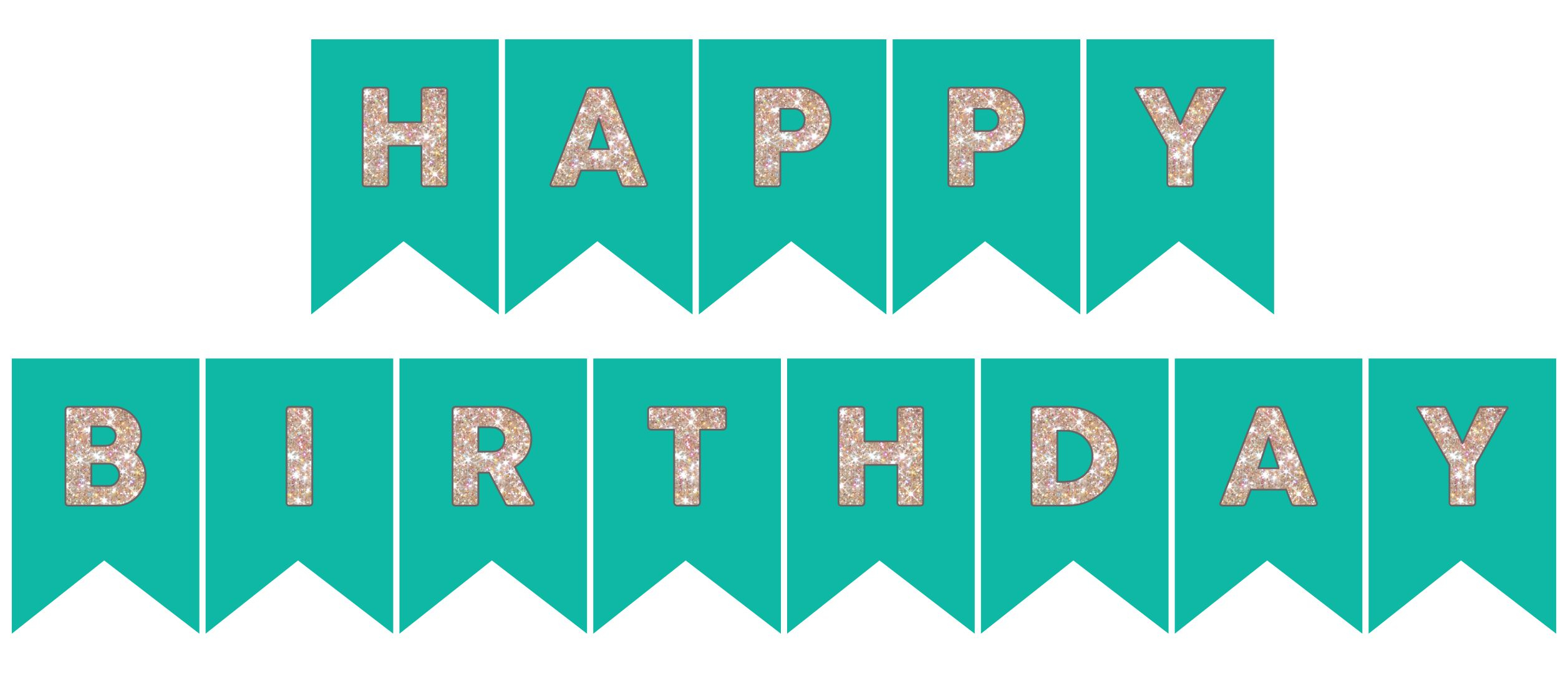 Happy Birthday Banner Printable Template Paper Trail Design Happy 