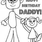 Happy Birthday Daddy Desicommentscom 16 Dad Birthday Coloring Pages