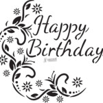 Happy Birthday Stencil Free Printable