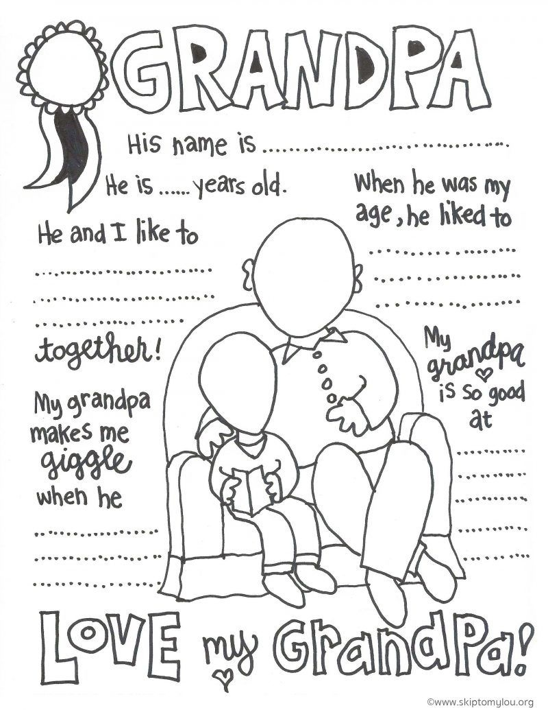  Happy Fathers Day Grandpa Coloring Pages Free Download Gambr co