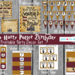 Harry Potter Birthday Banner Printable Shopmall my