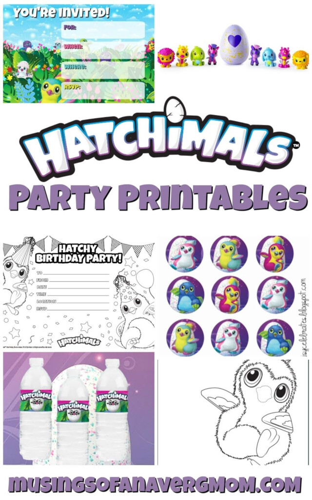 Hatchimals Birthday Party Birthday Party Printables Free Shopkins 