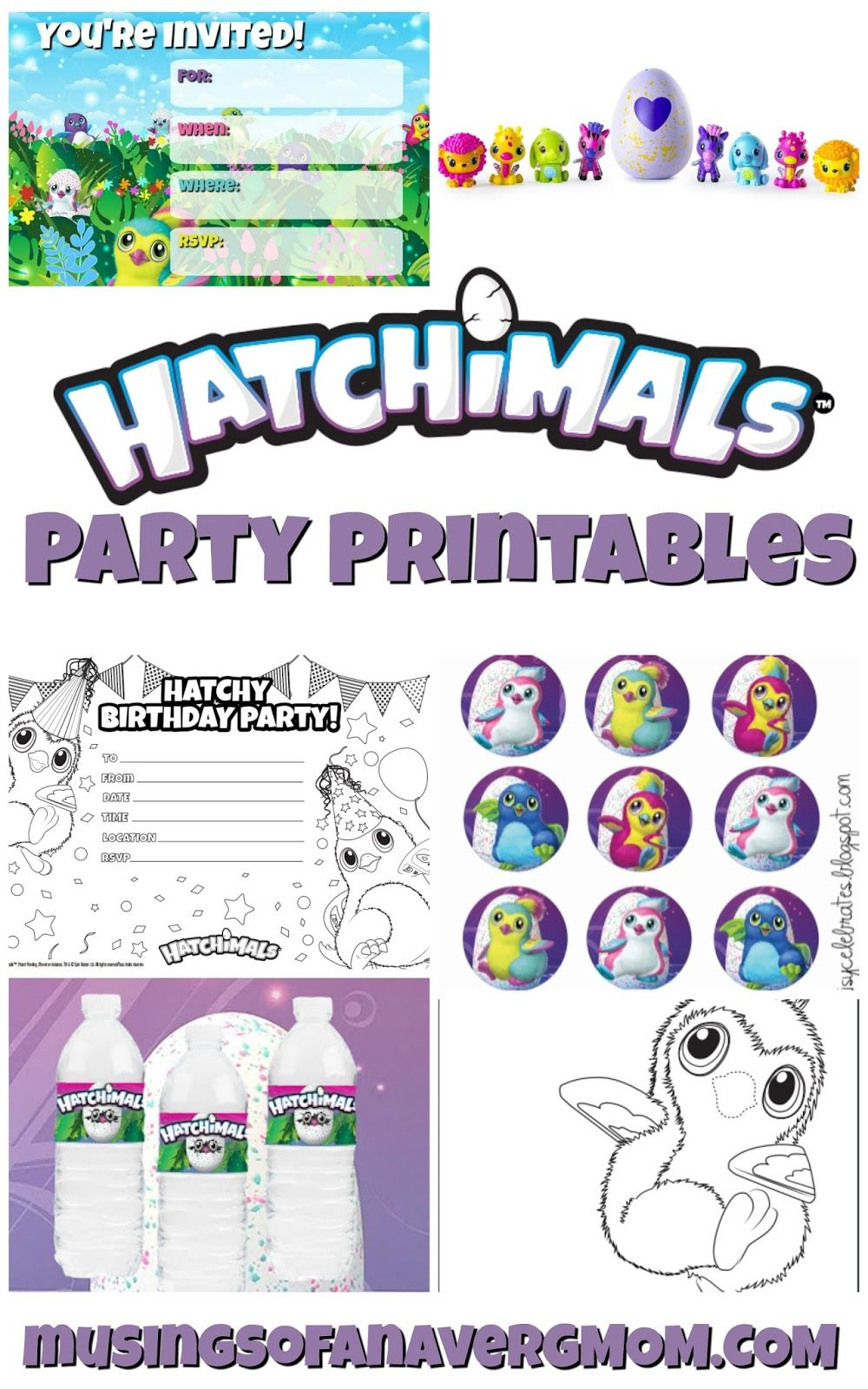 Hatchimals Birthday Party Birthday Party Printables Free Shopkins 