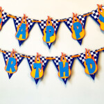 Hot Wheels Birthday Banner Race Car Birthday Banner Racing Etsy Hot