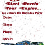 Hot Wheels Invitation Template Printable IN 83 Hot Wheels Speed