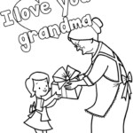 I Love You Grandma Coloring Page For Kids FREE DOWNLOAD