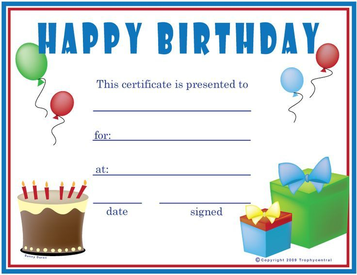 Image Result For Birthday Images Gift Certificate Template Free 