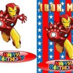 Iron Man Birthday Card CUP811806 83674 Craftsuprint