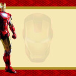 Iron Man In Red And Gold Free Printable Invitations Cards Or Photo