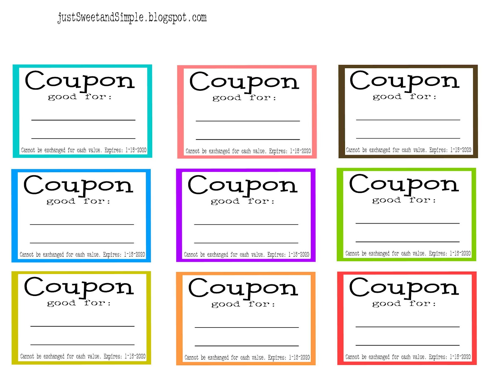 Just Sweet And Simple Mother s Day Coupons