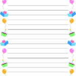 Kid Printables Printable Birthday Stationery