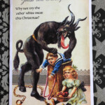 Krampus Card Gruss Vom Krampus Merry Krampus Krampuskarten Etsy