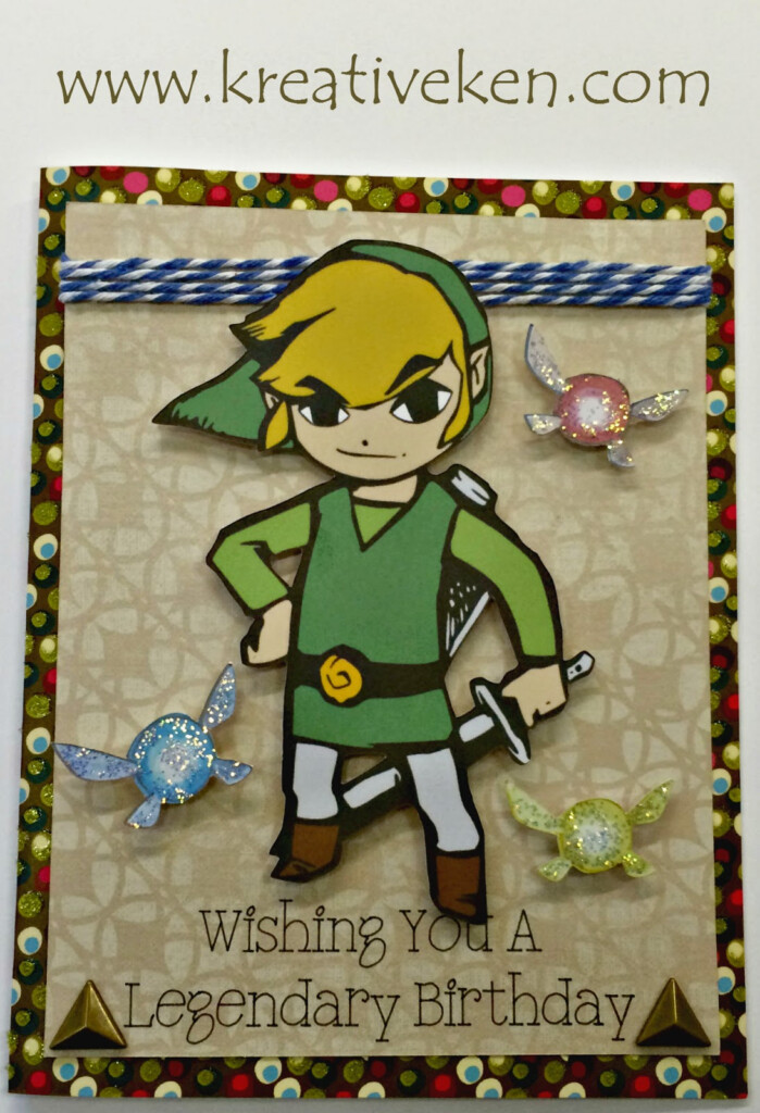 Legend Of Zelda Birthday Card Printable Free Printable Birthday Cards