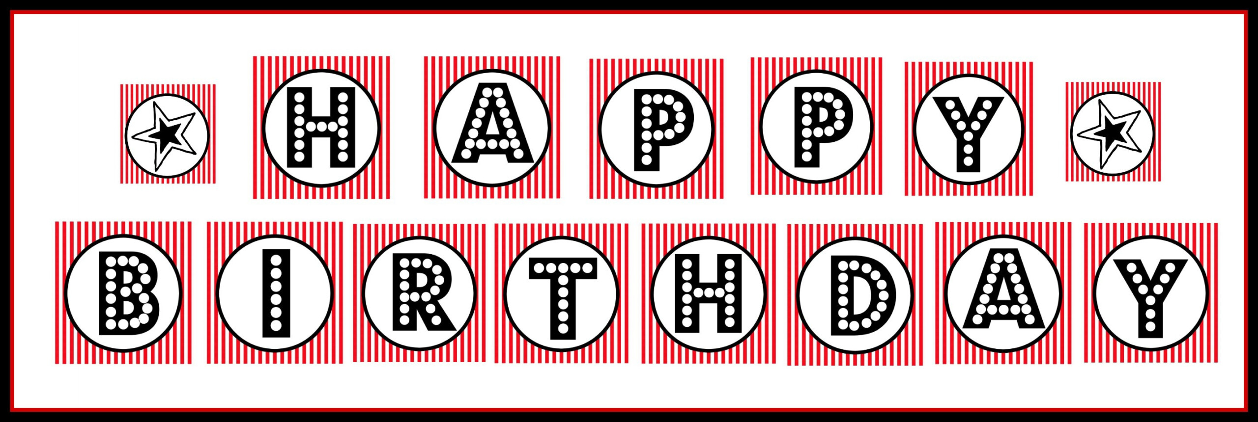 Lively Happy Birthday Printable Letters Jacobs Blog Happy Birthday 