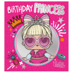 LOL Surprise Birthday Princess Birthday Card LO008 Character Brands