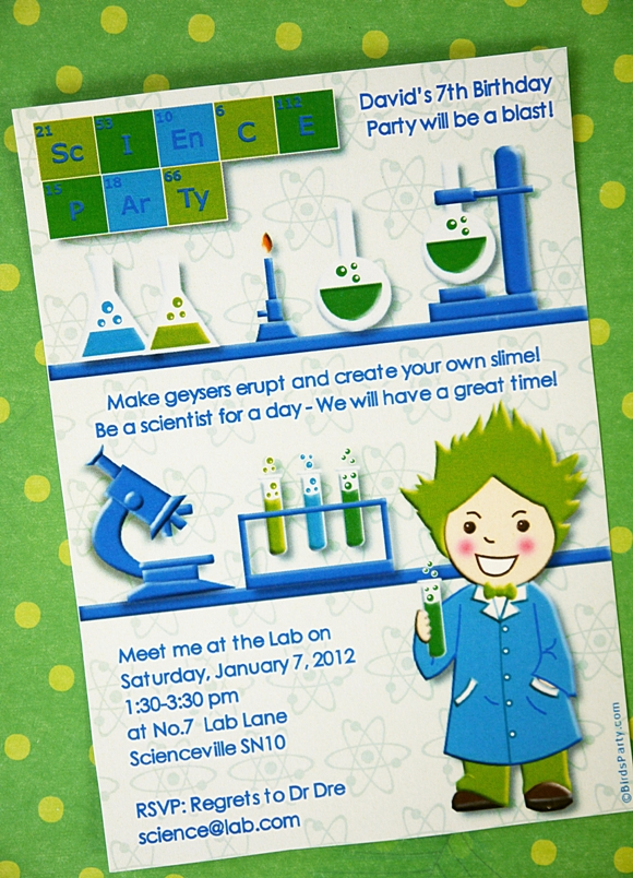 Mad Scientist Science Birthday Party Ideas Party Ideas Party